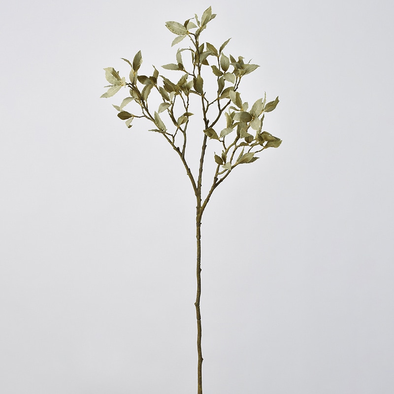 アスカ商会 造花・グリーン A-44050 ベイリーフスプレー #053S セージグリーン 1本(ご注文単位1本)【直送品】