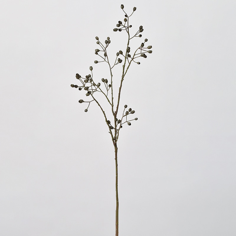 アスカ商会 造花・グリーン A-47975 シードスプレー #053M モスグリーン 1本(ご注文単位1本)【直送品】