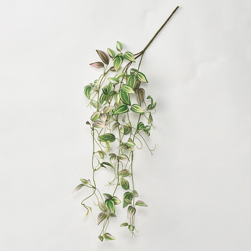 アスカ商会 造花・グリーン A-44052 トラディスカンティア #051P グリーンピンク 1本(ご注文単位1本)【直送品】