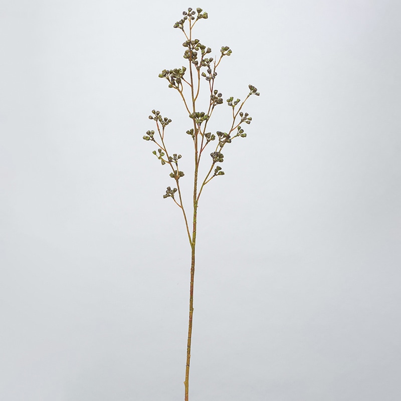 アスカ商会 造花・グリーン A-47962　ベリースプレー #054B　オリーブブラウン 1本（ご注文単位1本）【直送品】