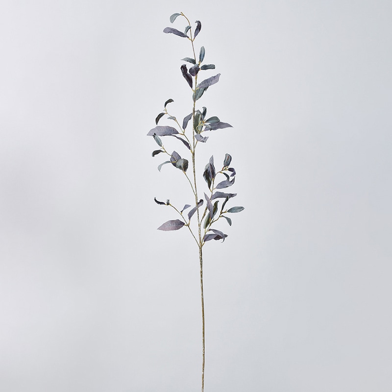 アスカ商会 造花・グリーン A-44038 リーフスプレー #009P ブルーパープル 1本(ご注文単位1本)【直送品】