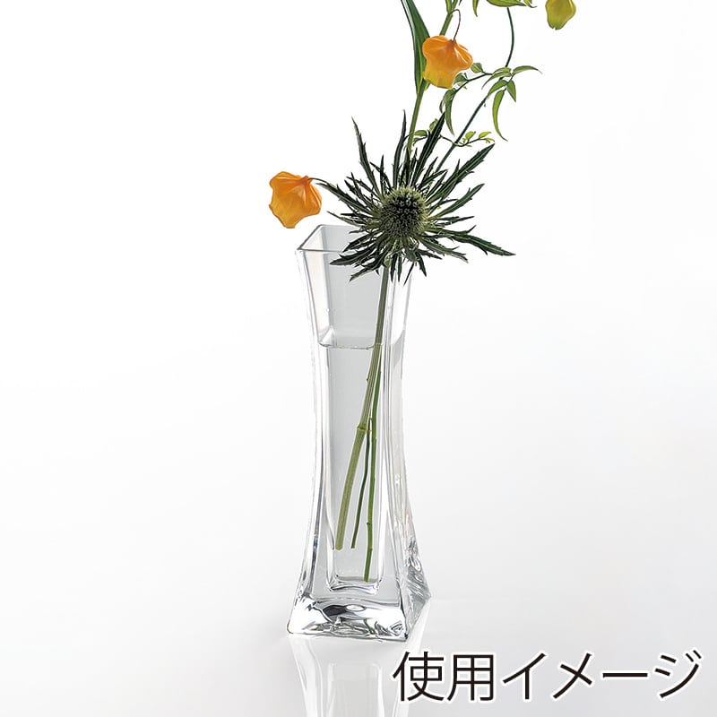 高岡健二商店 アクリルベース 角 クリア T-225 1個（ご注文単位1個）【直送品】