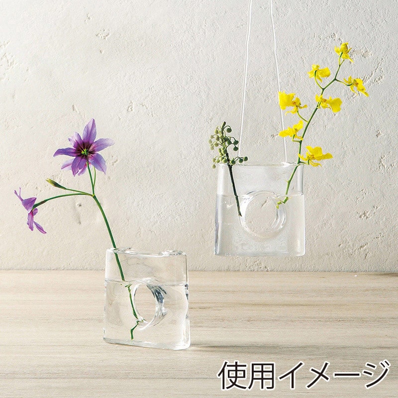 高岡健二商店 フラワーベース バッグ 2個セット 80×80 T-543 1個（ご注文単位1個）【直送品】