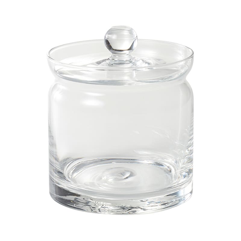 高岡健二商店 蓋付ガラスポット クリアー L T-46T041 1個（ご注文単位1個）【直送品】
