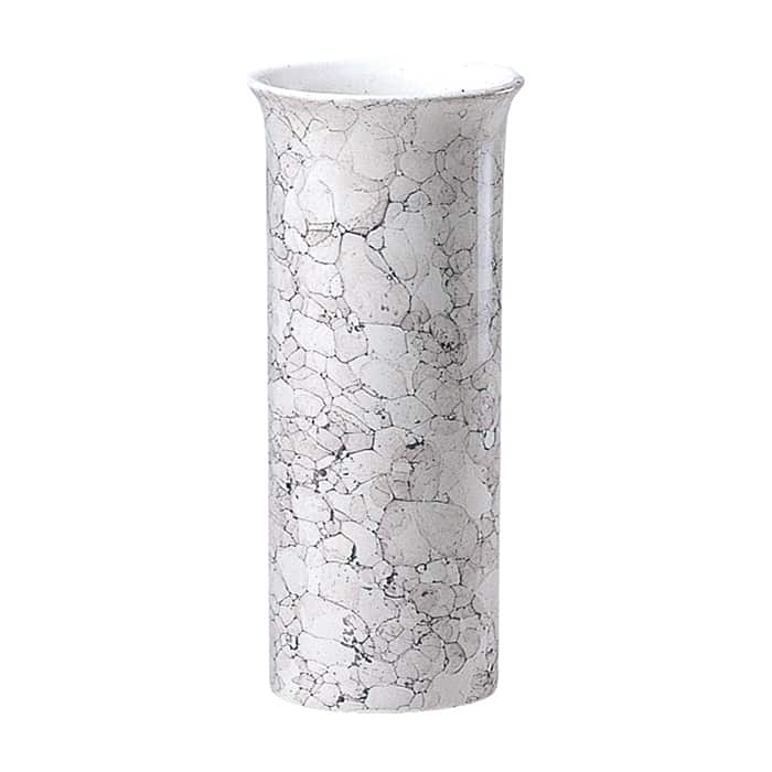 高岡健二商店 陶器 花瓶 120×265 シロ T-833 1個（ご注文単位1個）【直送品】