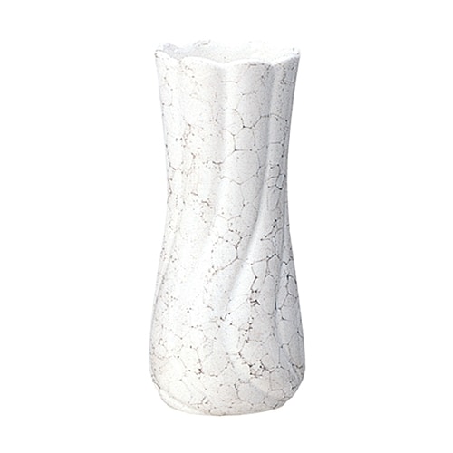 高岡健二商店 陶器 花瓶 85×200 シロ T-836 1個（ご注文単位1個）【直送品】