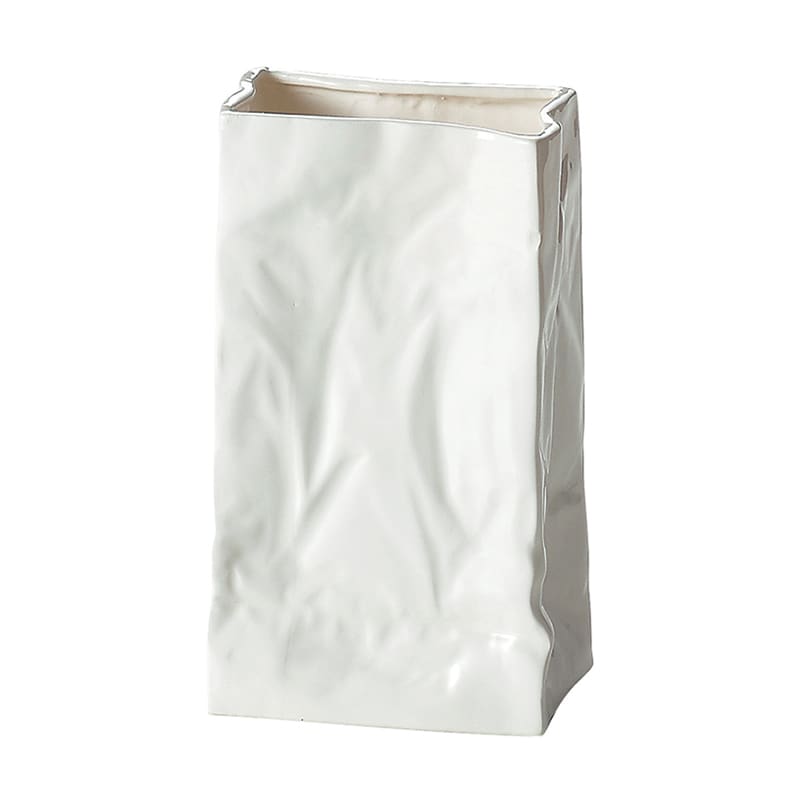高岡健二商店 陶器 花瓶 130×80×220 シロ T-875 1個（ご注文単位1個）【直送品】