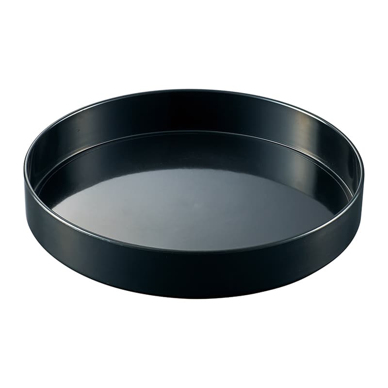 高岡健二商店 フラワーベース プラスチック 丸水盤 ブラック F-517 1個(ご注文単位1個)【直送品】