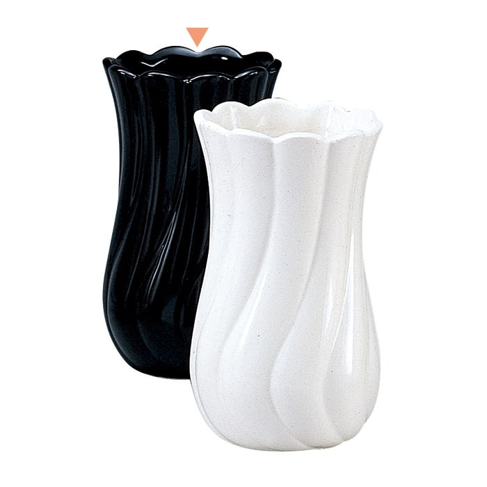 高岡健二商店 陶器 花瓶 105×180 クロ T-827 1個（ご注文単位1個）【直送品】