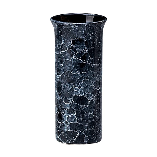 高岡健二商店 陶器 花瓶 100×215 クロ T-832 1個（ご注文単位1個）【直送品】