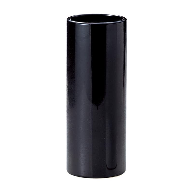 高岡健二商店 陶器 花瓶 100×190 クロ T-1184 1個（ご注文単位1個）【直送品】