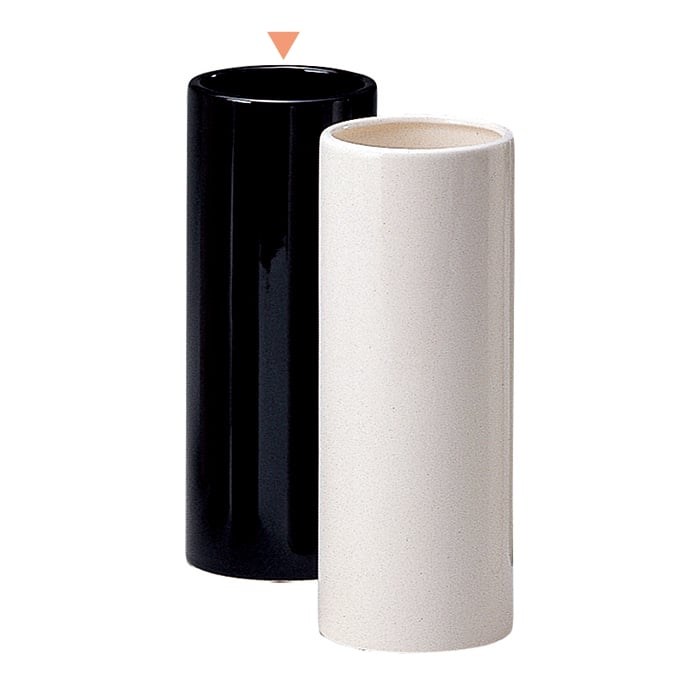 高岡健二商店 陶器 花瓶 90×195 クロ T-1896 1個（ご注文単位1個）【直送品】