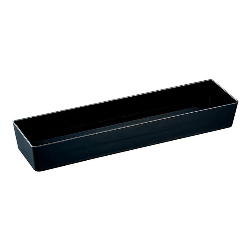 高岡健二商店 フラワーベース プラスチック 角水盤 ブラック F-5173 1個(ご注文単位1個)【直送品】