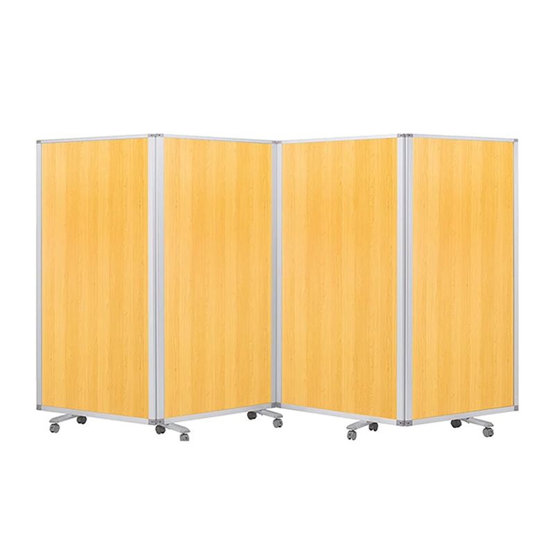 コマイ 4連スクリーン 木目調タイプ ナチュラル 幅3600×高さ1800mm TP4-1809BN-NNWW 1台（ご注文単位1台）【直送品】