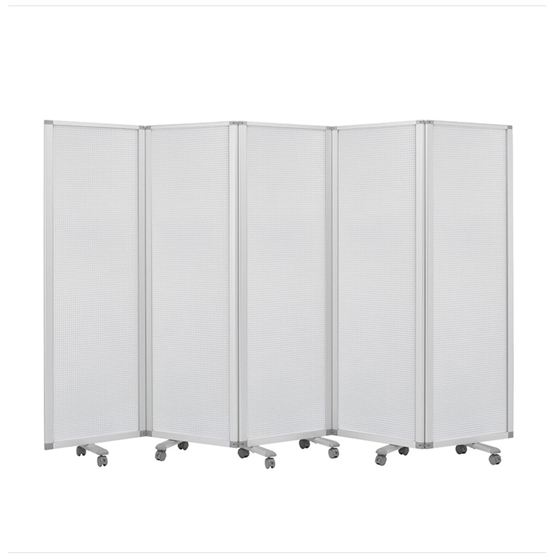 コマイ パンチングメタルパーテーション 5連 幅3000×高さ1800mm TP5-1806BN-SYB 1台（ご注文単位1台）【直送品】