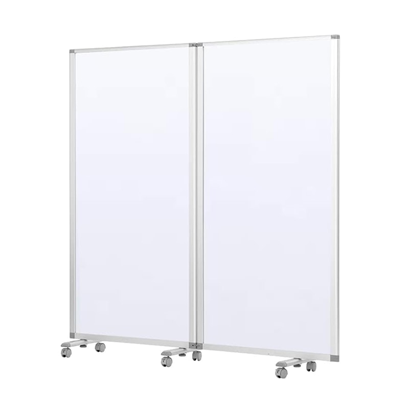 コマイ 2連ホワイトボード パーテーション兼用 ホワイト 幅1800×高さ1800mm TP2-1809BN-SSWW 1台（ご注文単位1台）【直送品】