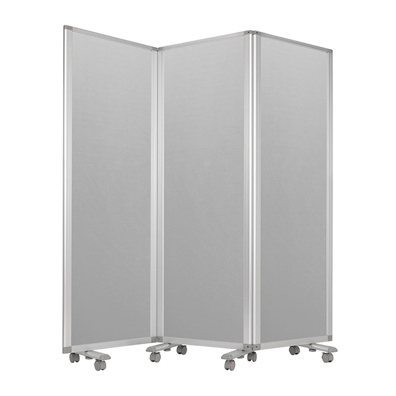 コマイ 3連スクリーン クロスタイプ グレー 幅1800×高さ1800 グレー N TP3-1806BN-FFYY 1台（ご注文単位1台）【直送品】