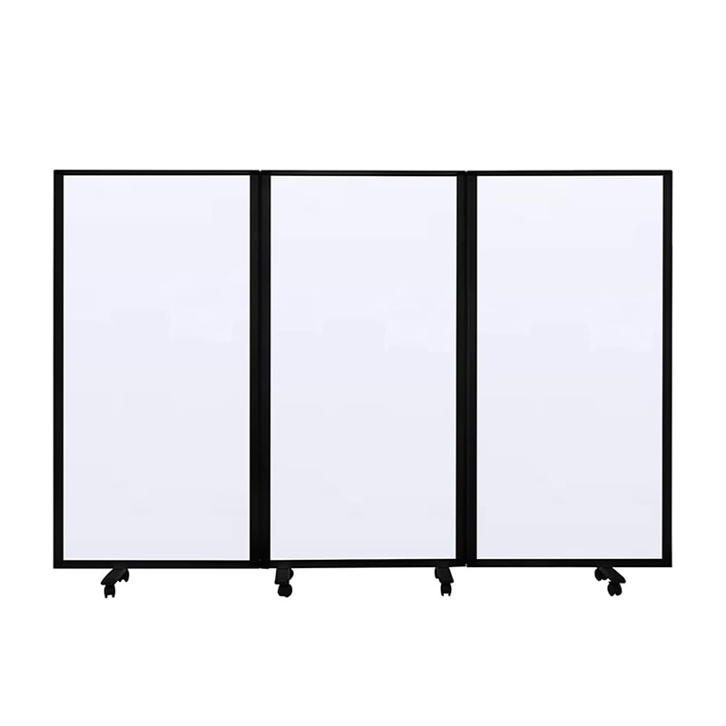 コマイ 3連ホワイトボード ブラックフレーム ホワイト 幅2700×高さ1800mm TP3-1809BNB-SSWW 1台（ご注文単位1台）【直送品】