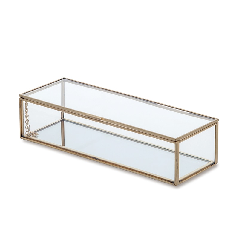 ポッシュリビング フレームボックス レクト　L 22626　ゴールド 1個（ご注文単位1個）【直送品】