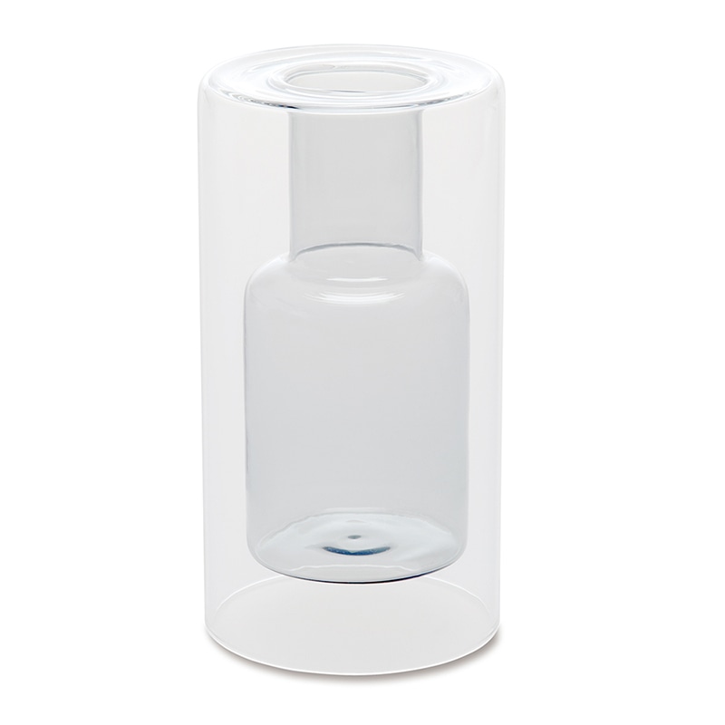 ポッシュリビング フラワーベース　フロートベース  22653　グレー 1個（ご注文単位1個）【直送品】