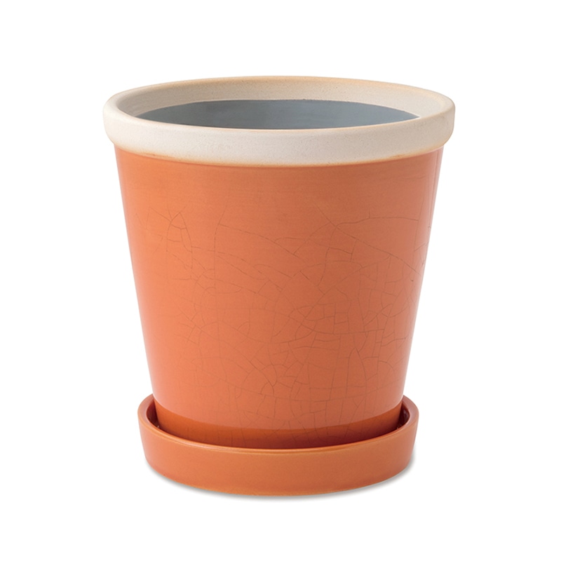 ポッシュリビング グロッシーポット アプリコット 30767 1個（ご注文単位1個）【直送品】