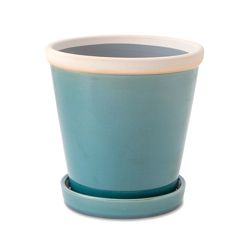 ポッシュリビング グロッシーポット ターコイズ 30768 1個（ご注文単位1個）【直送品】