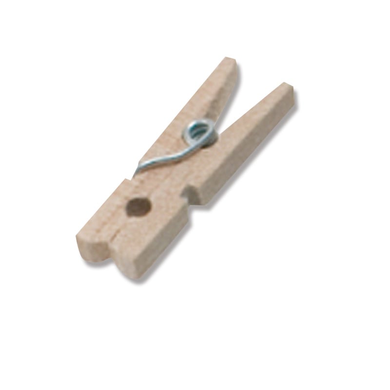 ポッシュリビング 木製クロスピン ミニ　50個入り HSJ-25 1個（ご注文単位6個）【直送品】