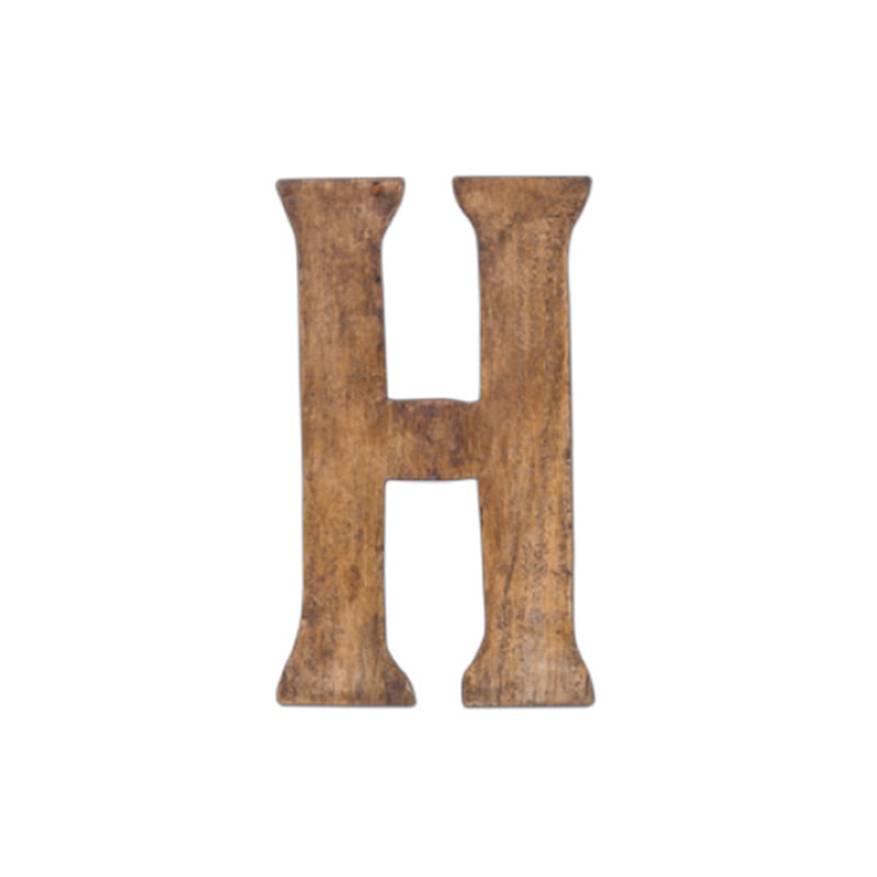 ポッシュリビング ウッデンアルファベット H 41058 1個(ご注文単位1個)【直送品】