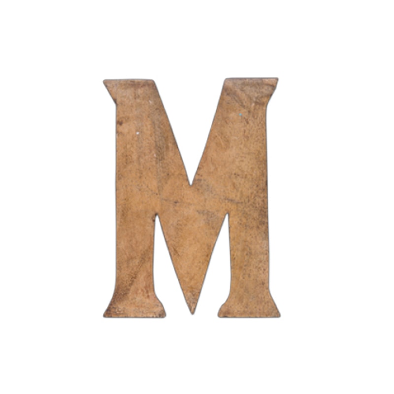 ポッシュリビング ウッデンアルファベット M 41063 1個(ご注文単位1個)【直送品】