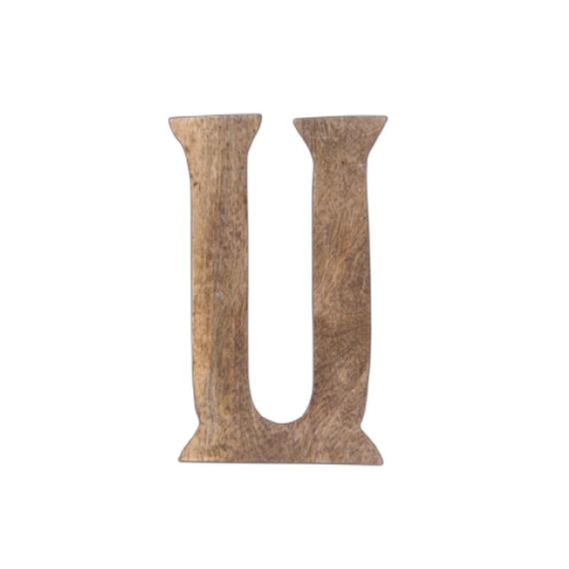 ポッシュリビング ウッデンアルファベット U 41071 1個(ご注文単位1個)【直送品】