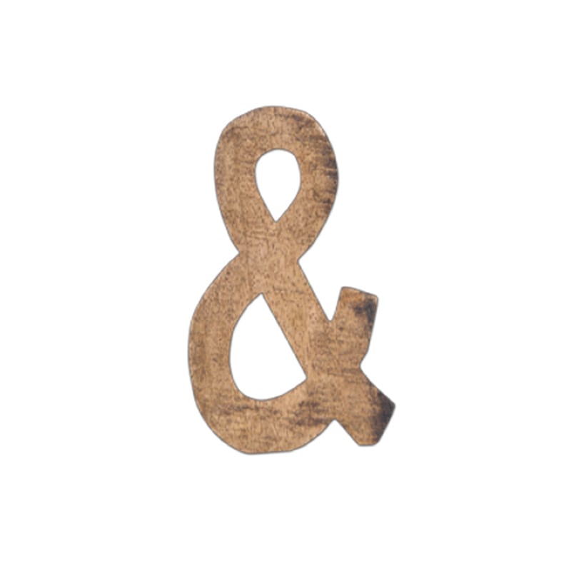 ポッシュリビング ウッデンアルファベット &(アンド) 41077 1個(ご注文単位1個)【直送品】