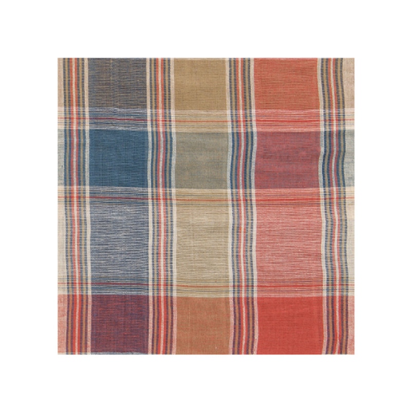 ポッシュリビング チェックマルチカバー 52819 ベージュ/レッド 1個(ご注文単位1個)【直送品】