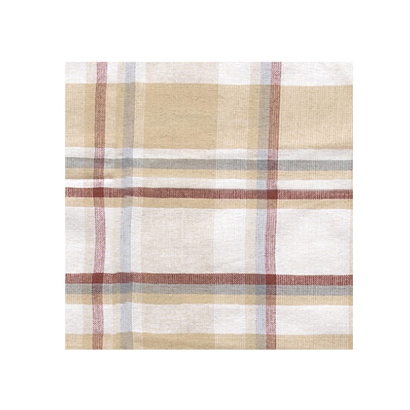 ポッシュリビング チェックマルチカバー チェック 53341　ベージュ／グレー 1個（ご注文単位1個）【直送品】