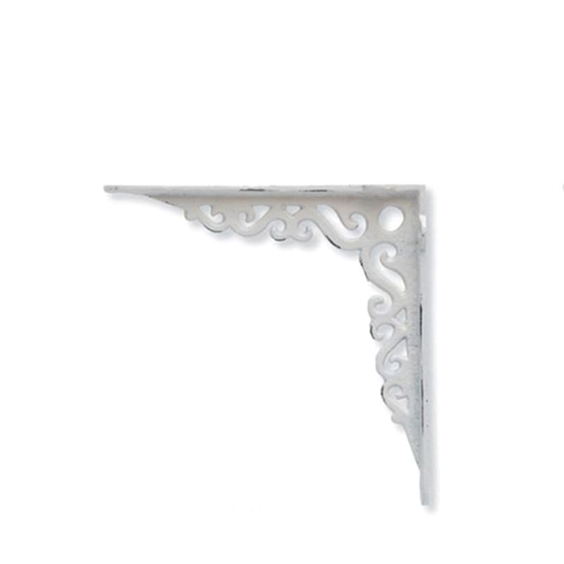 ポッシュリビング アイアンブラケット 62035 ホワイト 1個(ご注文単位2個)【直送品】