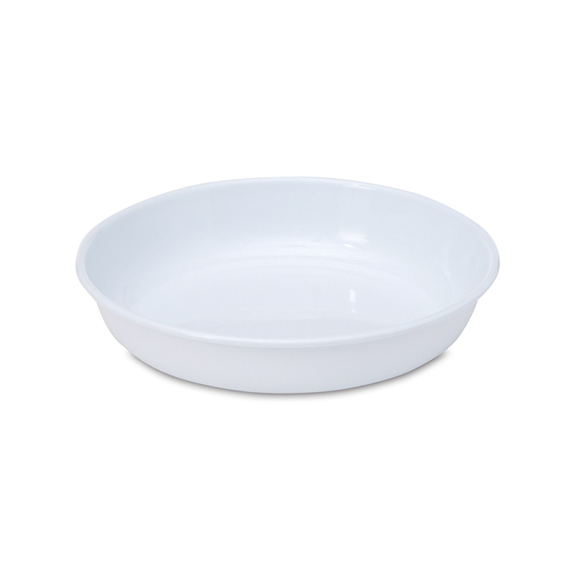 ポッシュリビング プレート23 POMEL　L 455L　ホワイト 1個（ご注文単位3個）【直送品】