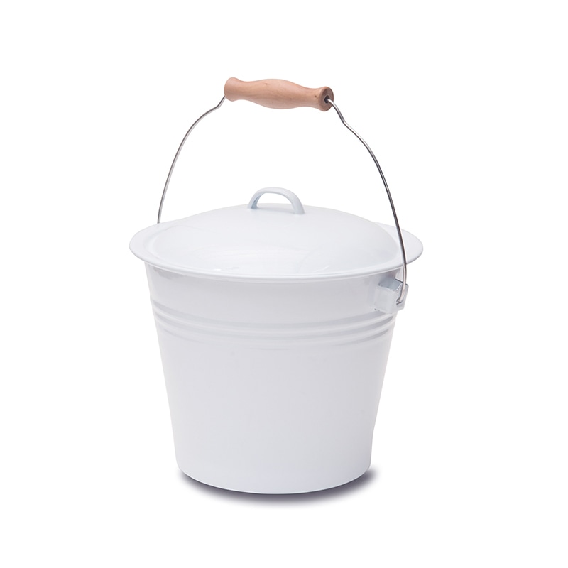 ポッシュリビング バケツ POMEL 585ホワイト 1個（ご注文単位1個）【直送品】