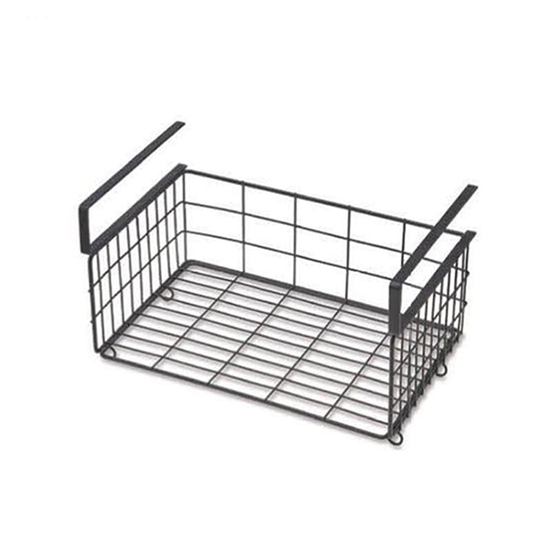 ポッシュリビング ワイヤーバスケット　ハンギングバスケット  63513　ブラック 1個（ご注文単位1個）【直送品】