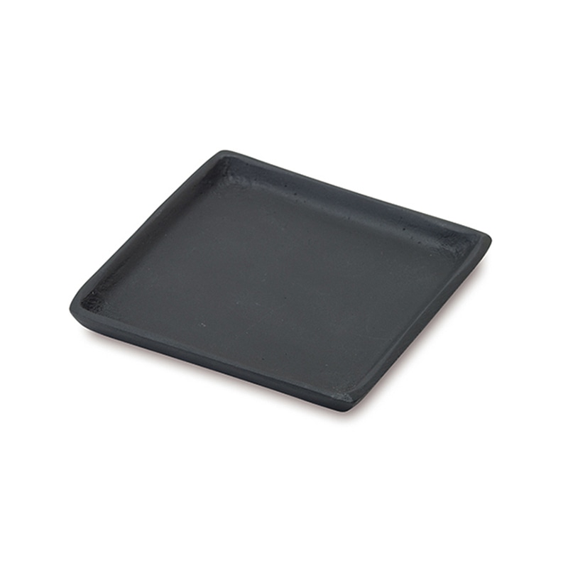 ポッシュリビング スクエアプレート  63626　ブラック 1本（ご注文単位2本）【直送品】