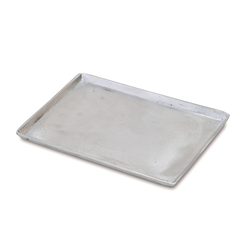 ポッシュリビング レクタングルプレート  63629　シルバー 1本（ご注文単位1本）【直送品】