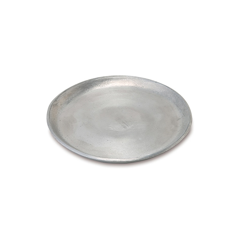 ポッシュリビング ラウンドプレート  63635　シルバー 1本（ご注文単位2本）【直送品】