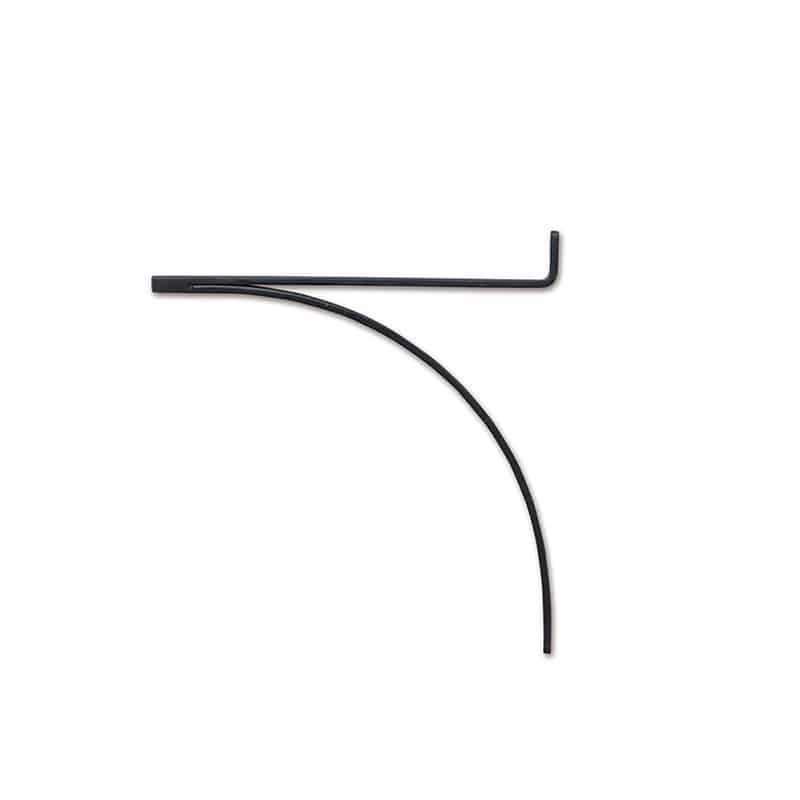 ポッシュリビング ブラケット M 63644　ブラック 1個（ご注文単位2個）【直送品】