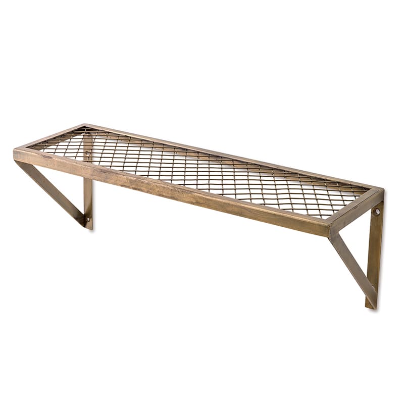 ポッシュリビング メッシュラック L 63785 アンティークゴールド 1個(ご注文単位1個)【直送品】