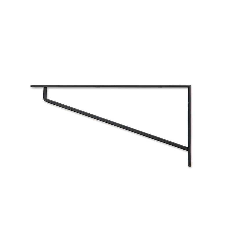 ポッシュリビング ブラケット L 63860 ブラック 1個(ご注文単位1個)【直送品】