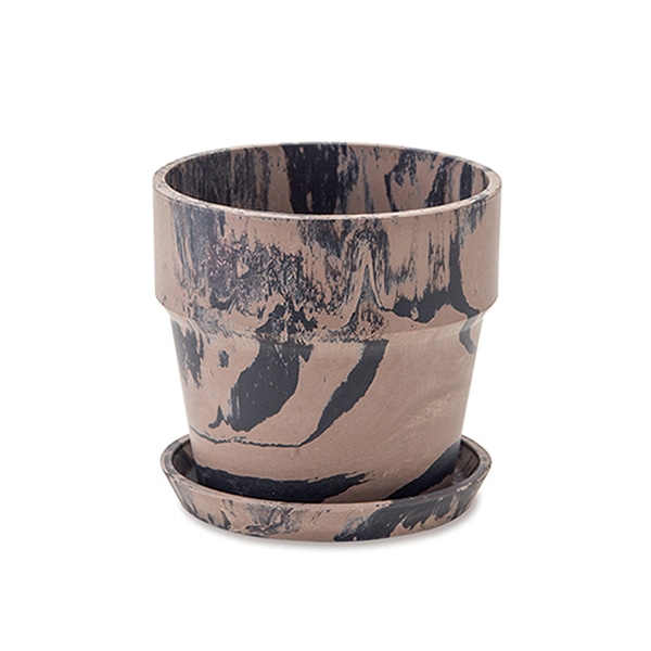 ポッシュリビング アーバンプランツポット φ13.5　シナモン／チャコール 80983 1個（ご注文単位1個）【直送品】