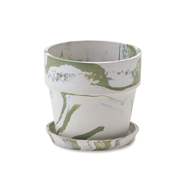 ポッシュリビング アーバンプランツポット φ13.5　ミルク／ピスタチオ 80988 1個（ご注文単位1個）【直送品】