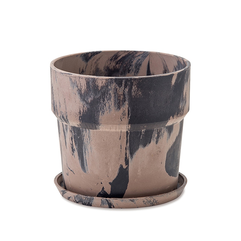 ポッシュリビング アーバンプランツポット φ19.5　シナモン／チャコール 80991 1個（ご注文単位1個）【直送品】