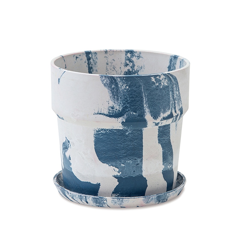 ポッシュリビング アーバンプランツポット φ19.5　ミルク／ブルーベリー 80995 1個（ご注文単位1個）【直送品】