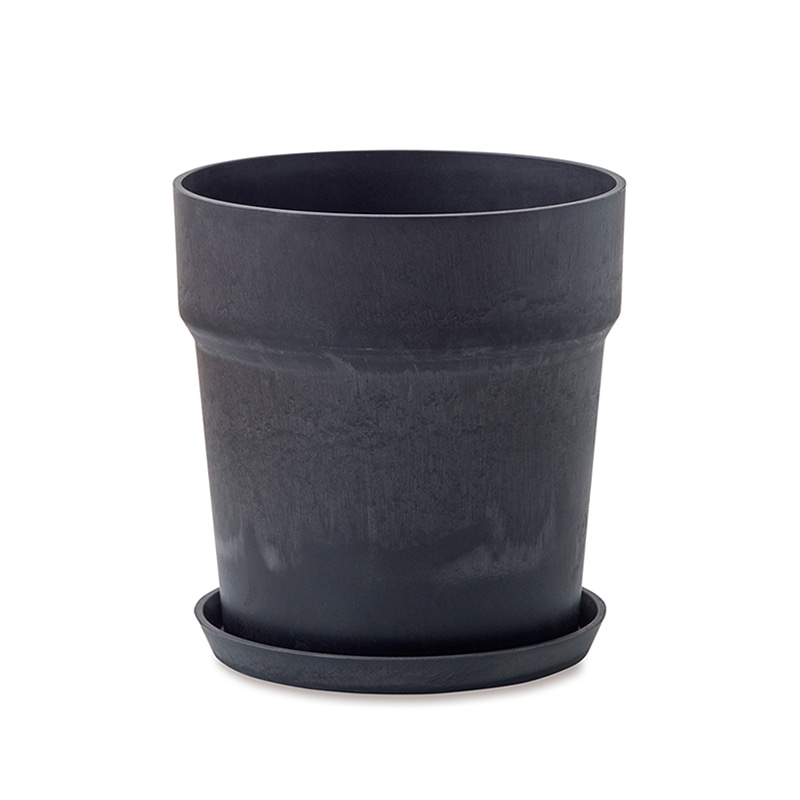 ポッシュリビング アーバンプランツポット φ26.5　チャコール 81044 1個（ご注文単位1個）【直送品】