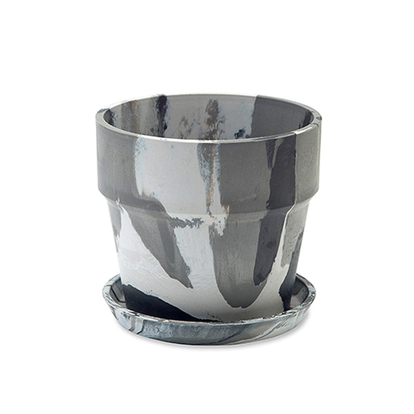 ポッシュリビング アーバンプランツポット φ13.5　モノクローム 81076 1個（ご注文単位1個）【直送品】