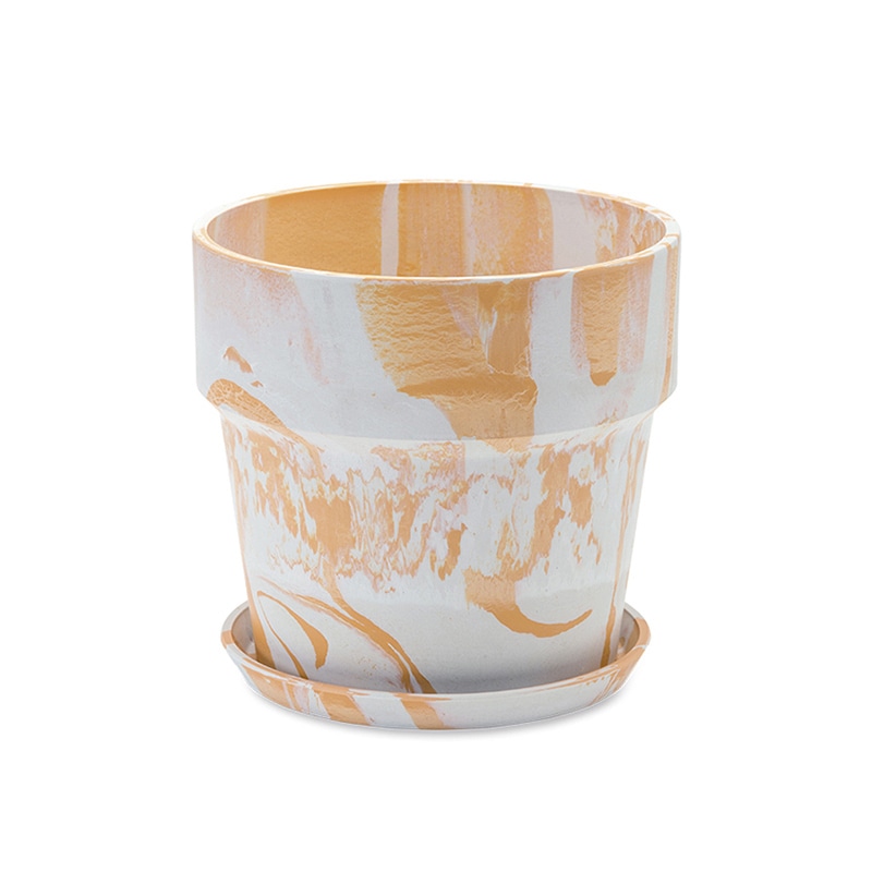 ポッシュリビング アーバンプランツポット φ16.5　ミルク／レモン 81107 1個（ご注文単位1個）【直送品】